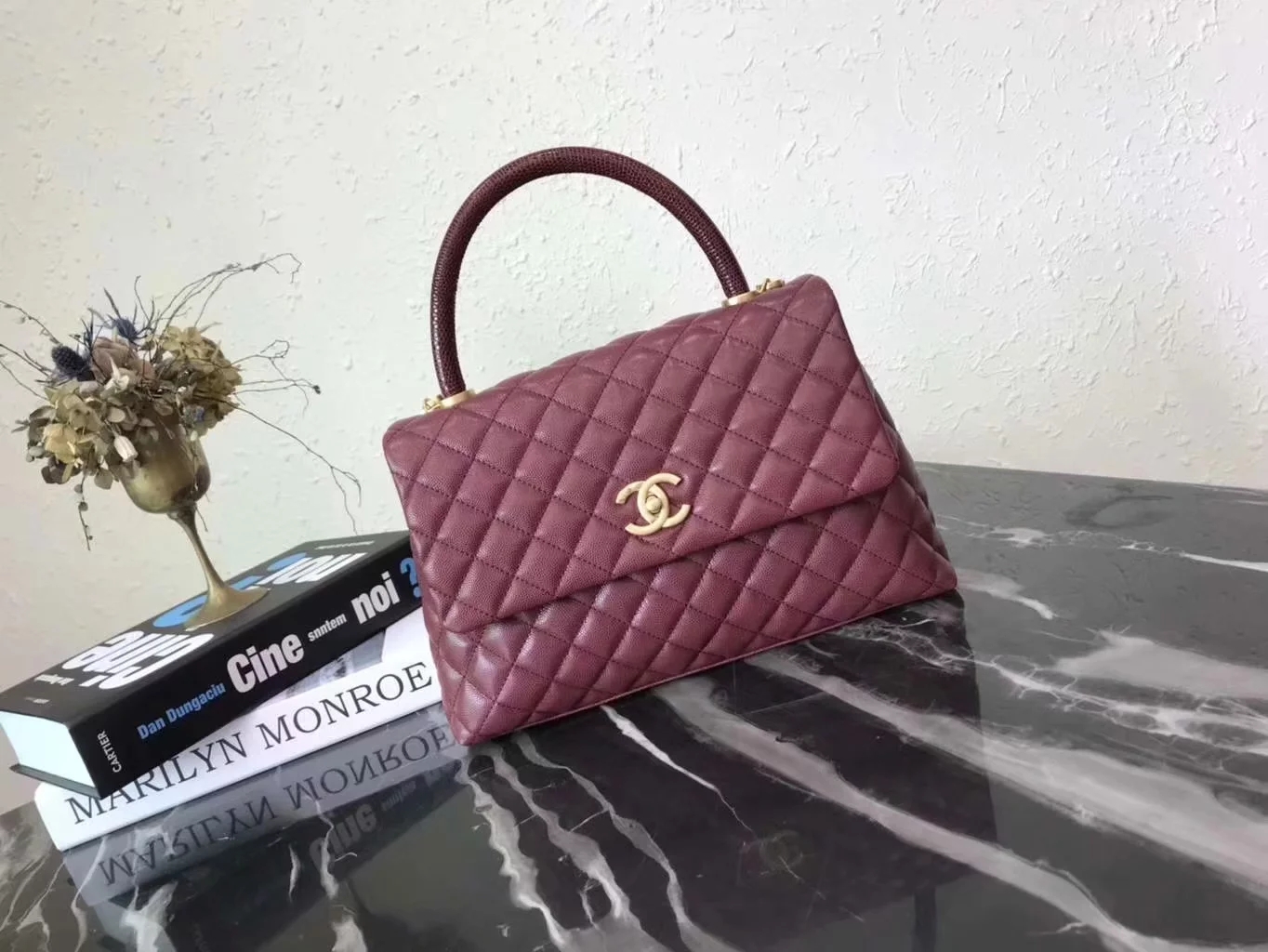 Discount-Chanel-A92992-CoCo-Large-Flap-Bag-with-Top-Handle-Purple-Calfskin-Gold-Tone-Metal.jpg
