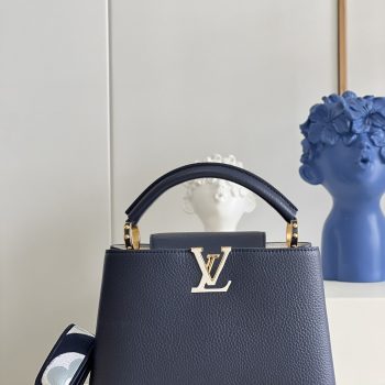 Louis Vuitton Capucines BB Handbag  Taurillon Leather Blue M59438