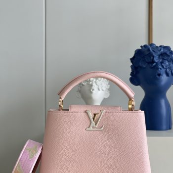 Louis Vuitton Capucines BB Handbag  Taurillon Leather Pink M59597