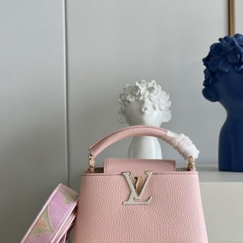 Louis Vuitton Capucines Mini Handbag  Taurillon Leather Pink M59597