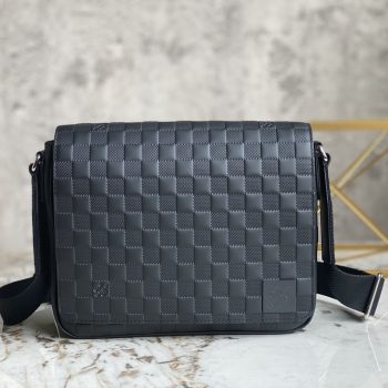 Louis Vuitton N42711 District PM Messenger Bag Damier Infini Coated Canvas