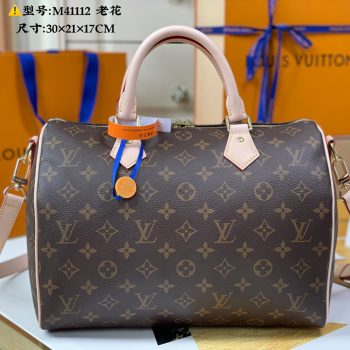 Louis Vuitton Speedy Bandouliere 30 Monogram coated canvas Natural M41112