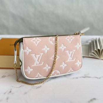 Replica Louis Vuitton M81284 Mini Pochette Accessoires Monogram Empreinte embossed supple grained cowhide leather