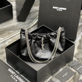 Saint Laurent Hopo Mini Shoulder Bag Black