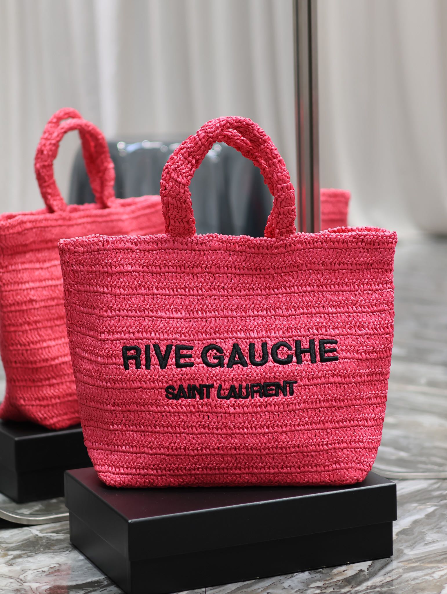 Yves-Saint-Laurent-Rive-Gauche-Tote-In-Raffin-Neon-Pink.jpg