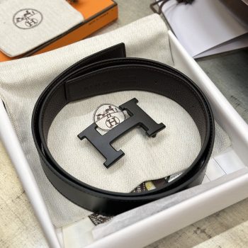 Hermes Mens Leather Belts Width 38mm 196