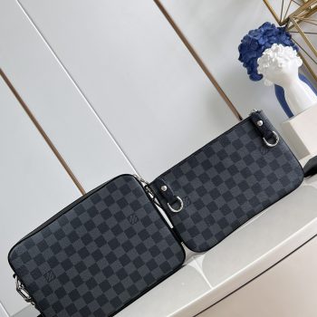 Louis Vuitton N40519 Trio Messenger Damier Graphite coated canvas
