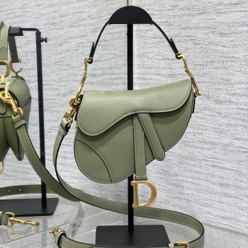 Dior Small Saddle Bag in Matcha Green Calfskin