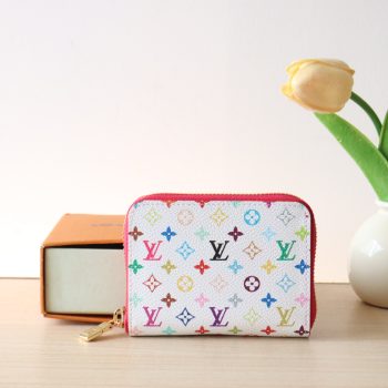Louis Vuitton LV x TM Zippy Coin Purse Multicolored White