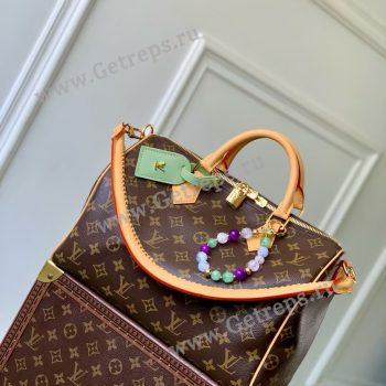 Louis Vuitton Speedy Soft 30 Lucky Monogram Coated Canvas