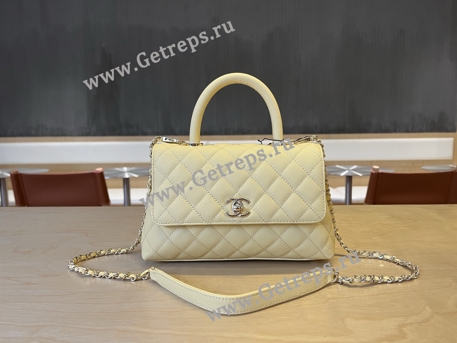 Chanel-COCO-Top-Handle-Handbag-Light-Yellow-Grained-Calfskin-23cm.jpg