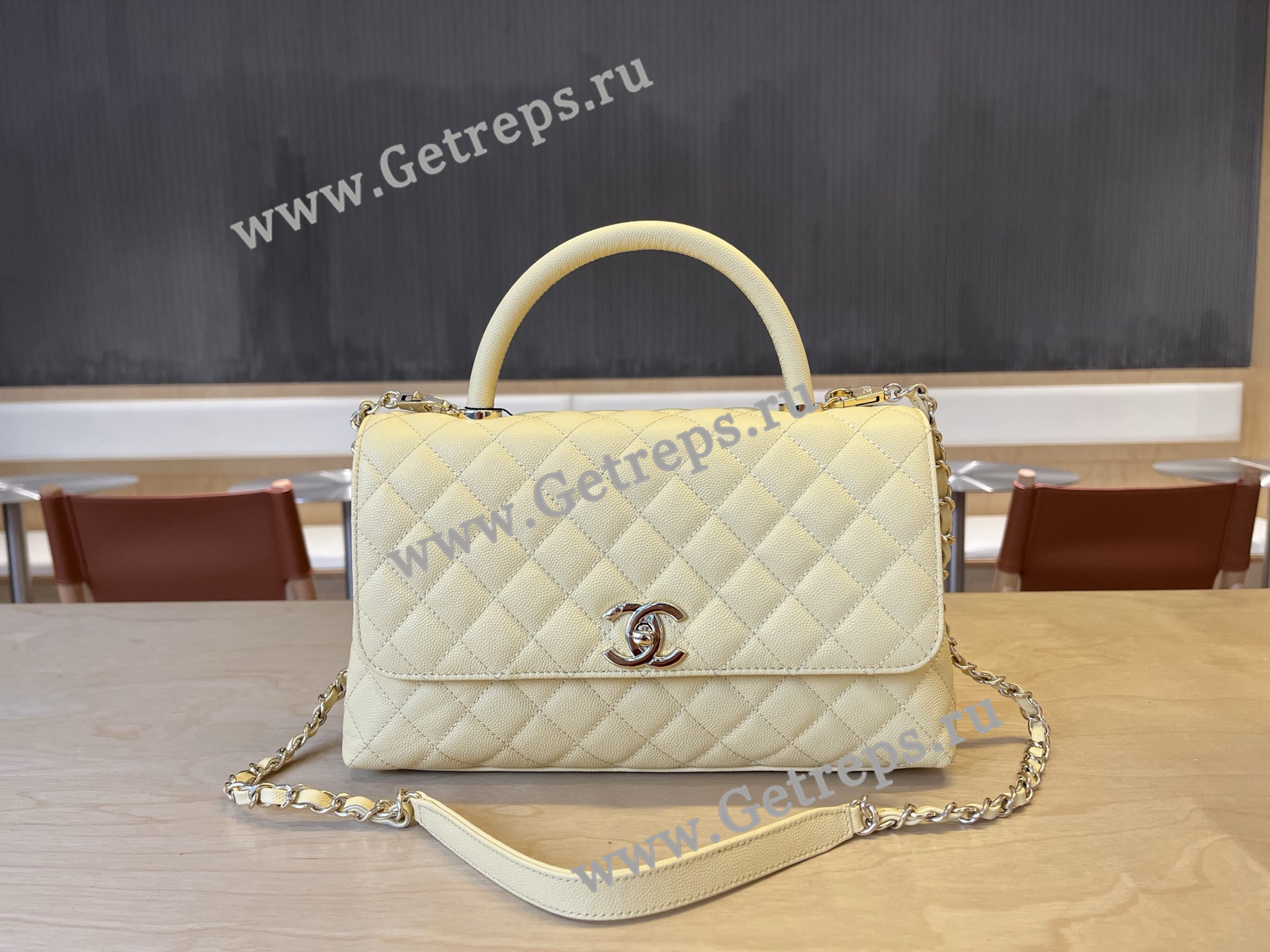 Chanel-COCO-Top-Handle-Handbag-Light-Yellow-Grained-Calfskin-28cm.jpg