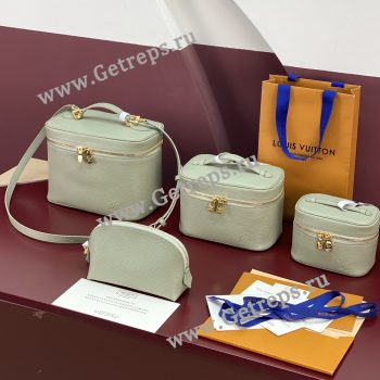 Louis Vuitton Travel Makeup Bag Light Green