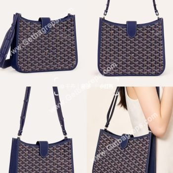 Goyard Musette PM Bag In Blue